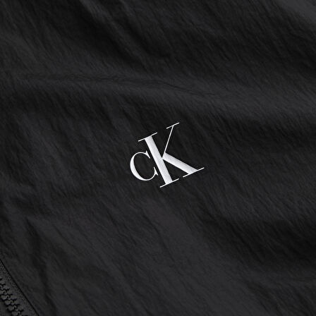CALVIN KLEIN NYLON HOODED WINDBREAKER Mont