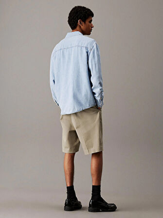 Calvin Klein REGULAR LINEAR DENIM SHIRT Gömlek Erkek
