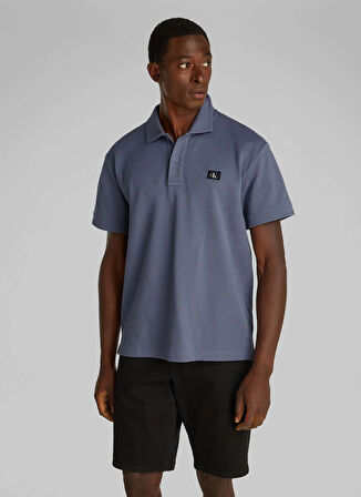 Calvin Klein Jeans Koyu Mavi Erkek Polo T-Shirt J30J327040PCP WOVEN LABEL POLO