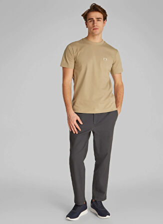 Calvin Klein Jeans Yeşil Erkek T-Shirt J30J327100HI0 WOVEN LABEL REGULAR