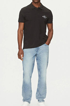 Calvin Klein Jeans Erkek Monogram Siyah T-shirt