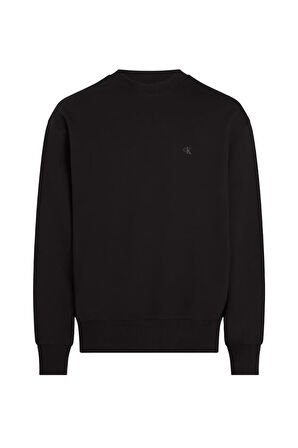 Erkek Ck Terry Sweatshirt - Siyah | XL
