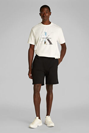 Erkek Ck Summer Terry Şort - Siyah | S