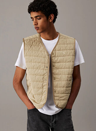 Calvin Klein Jeans Yeşil Erkek Yelek J30J327263HI0 LW QUILTED LINER VEST