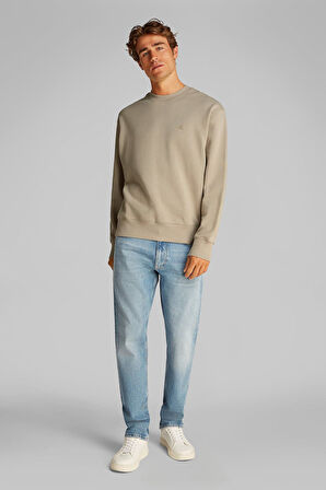 Erkek Ck Terry Sweatshirt - Bej | S