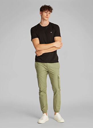 Calvin Klein Jeans Lastikli Paça Gri Erkek Kargo Pantolon J30J327614PK8 SKINNY CARGO