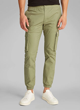 Calvin Klein Jeans Lastikli Paça Gri Erkek Kargo Pantolon J30J327614PK8 SKINNY CARGO