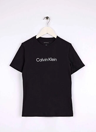 Calvin Klein Baskılı Siyah Erkek Çocuk T-Shirt IU0IU0069001R