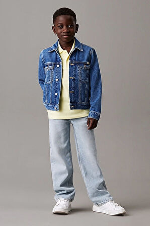 Erkek Çocuk Ck Bright Denim Ceket - Mavi | 14 Yaş