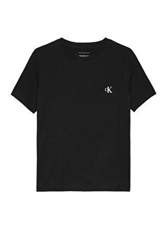 Calvin Klein Baskılı Siyah Erkek Çocuk T-Shirt IB0IB024410GJ