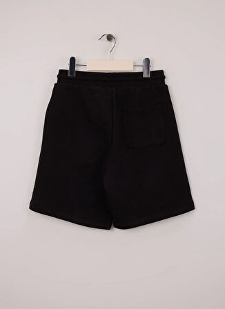 Calvin Klein Lastikli Bel Regular Fit Siyah Erkek Çocuk Şort IU0IU00703BEH