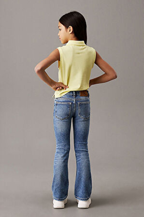 Kız Çocuk Essential Flare Jean Pantolon - Mavi | 8 Yaş