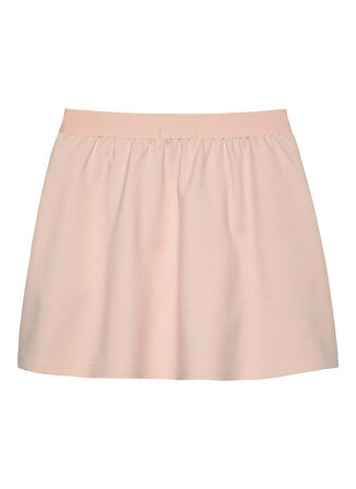 Calvin Klein Lastikli Bel Regular Fit Pembe Düz Mini Kız Çocuk Etek IG0IG02895TGE