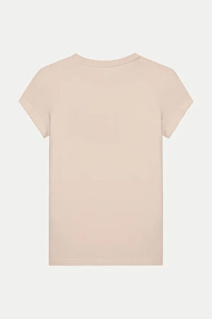 Kız Çocuk Ck Küçük Çiçek Logo T-Shirt - Açık Pembe | 14 Yaş
