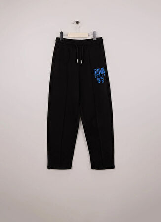 Calvin Klein Straight Paça Siyah Erkek Çocuk Eşofman Altı IB0IB02483BEH