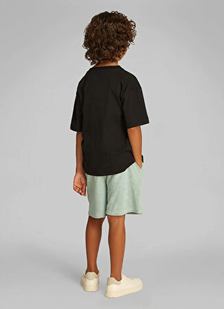 Calvin Klein Baskılı Siyah Erkek Çocuk T-Shirt IB0IB02453BEH