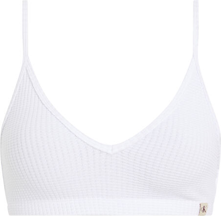 CALVIN KLEIN WAFFLE TEXTURE BRALETTE TOP Spor Sütyeni