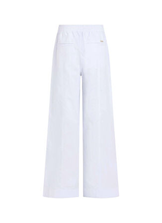 Calvin Klein Jeans Yüksek Bel Normal Beyaz Kadın Pantolon J20J225340YAA