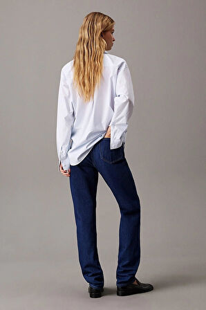 Kadın Ck Authentic Slim Düz Jeans - Mavi | 27/30