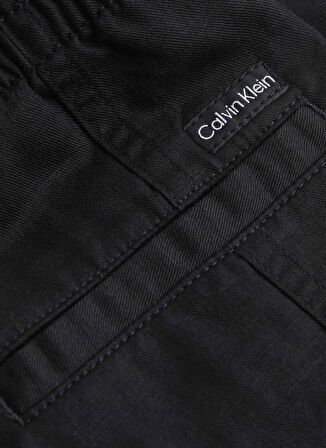 Calvin Klein Jeans Yüksek Bel Standart Siyah Kadın Şort J20J225219BEH