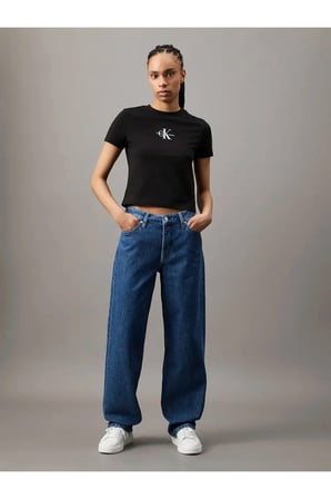 90‘S LOOSE Kadın Lacivert Kot Pantolon
