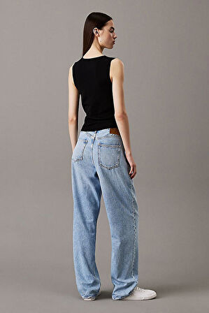 Kadın Ck Placed Tank Top - Siyah | L