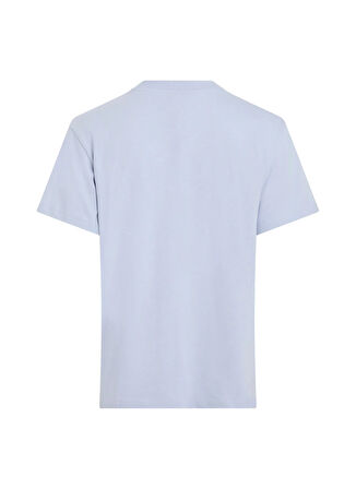 Calvin Klein Bisiklet Yaka Düz Mavi Kadın T-Shirt K20K205448DWE