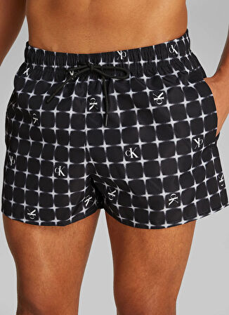 Calvin Klein Siyah Şort Mayo KM0KM011720GO