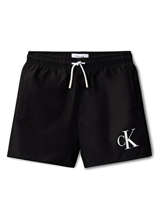 Calvin Klein Siyah Erkek Çocuk Şort Mayo KV0KV00056BEH