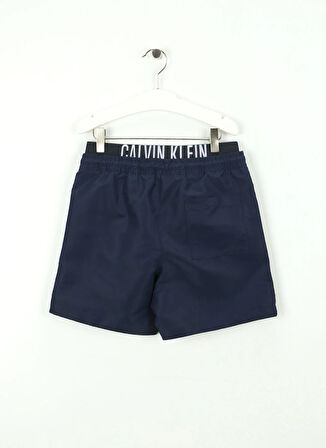 Calvin Klein Mavi Erkek Çocuk Şort Mayo KV0KV00054CEF