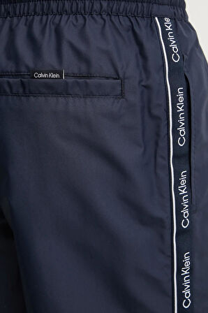 Calvin Klein Erkek Mavi Deniz Şortu KM0KM01109 