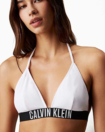 Calvin Klein Triangle Swim Tops Bikini Üstü