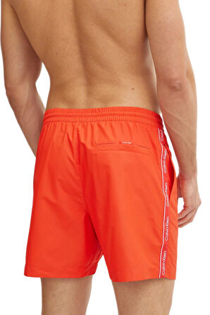 Calvin Klein Erkek Kırmızı Deniz Şort KM0KM01109 