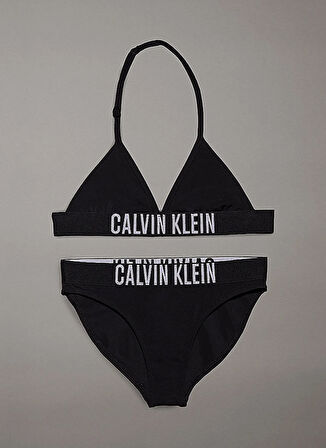 Calvin Klein Siyah Kız Çocuk Bikini Takım
