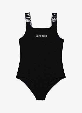 Calvin Klein Siyah Kız Çocuk Mayo