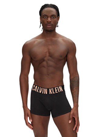 Calvin Klein Erkek 3'lü Siyah Boxer 000NB3608A 