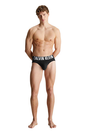 Calvin Klein Erkek Siyah 3'lü Slip 000NB3607A 