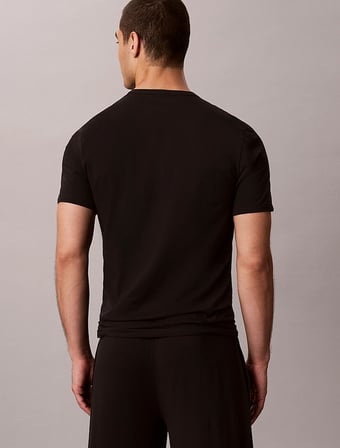 CALVIN KLEIN Erkek Marka Logolu Günlük Kullanıma Uygun SİYAH T-Shirt LV00NB4186 UB1