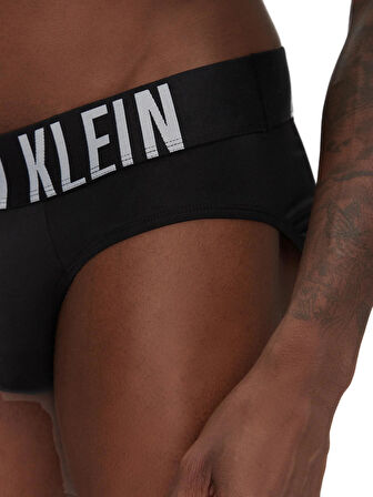 Calvin Klein Erkek 3'lü Siyah Slip 000NB3610A 