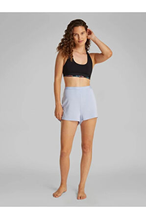 Calvin Klein Kadın Sporcu Sütyeni-LV00QF8187BLACK