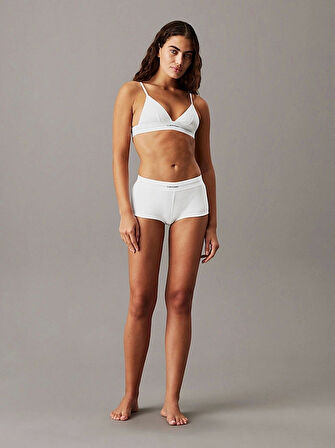 Calvin Klein Kadın Beyaz  Bikini Üstü