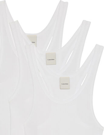 CALVIN KLEIN SCOOP NECK COTTON TANK 3PK Atlet
