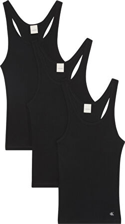 CALVIN KLEIN SCOOP NECK COTTON TANK 3PK Atlet