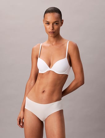 CALVIN KLEIN Kadın Marka Logolu Şık Tasarımlı Günlük Kullanıma Uygun Beyaz Sütyen LV00QF7315 100