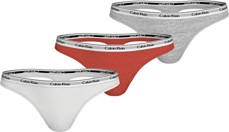 CALVIN KLEIN THONG 3PK Külot