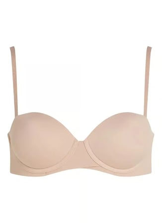 Calvin Klein Bej Kadın LV00QF8252 CK WOMEN Destekli Sütyen