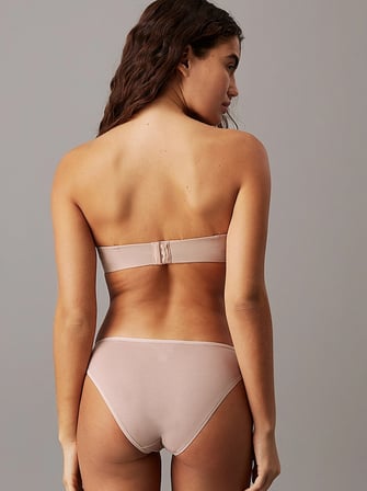 CALVIN KLEIN Kadın Marka Logolu Şık Tasarımlı Günlük Kullanıma Uygun Pudra Sütyen LV00QF7537 7NS
