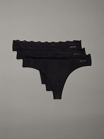 CALVIN KLEIN THONG 3PK Külot