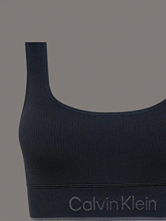 Calvin Klein Kadın Siyah Bel Lastikli Spor Büstiyer