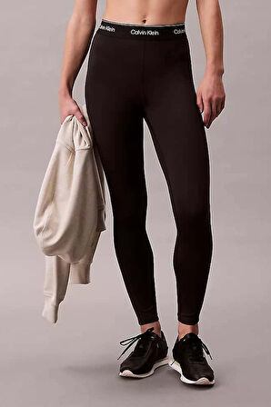 Kadın Yüksek Bel Bilek Boy (7/8) Tayt - Siyah | XL